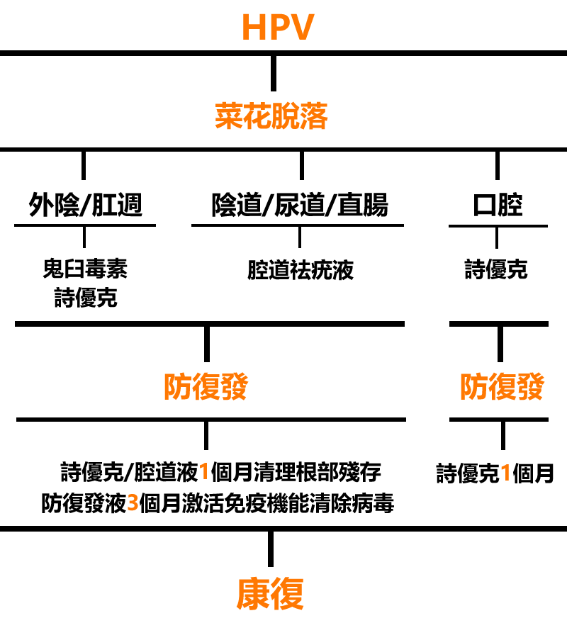 菜花居家完整治療方案